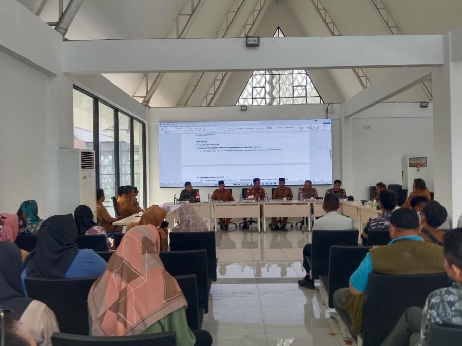 Pada hari Selasa, 21 Juli 2026 pukul 08.30 WIB, Personel Koramil 06/Serasan Serka A. Harahap menghad