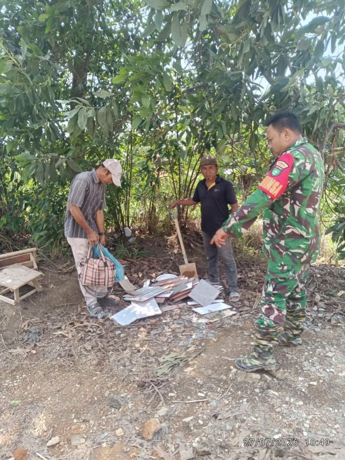 Pada hari Selasa, 29 Juli 2026, Babinsa Desa Berakit Sertu Hermin.A dari Koramil 03/Bintan Utara.