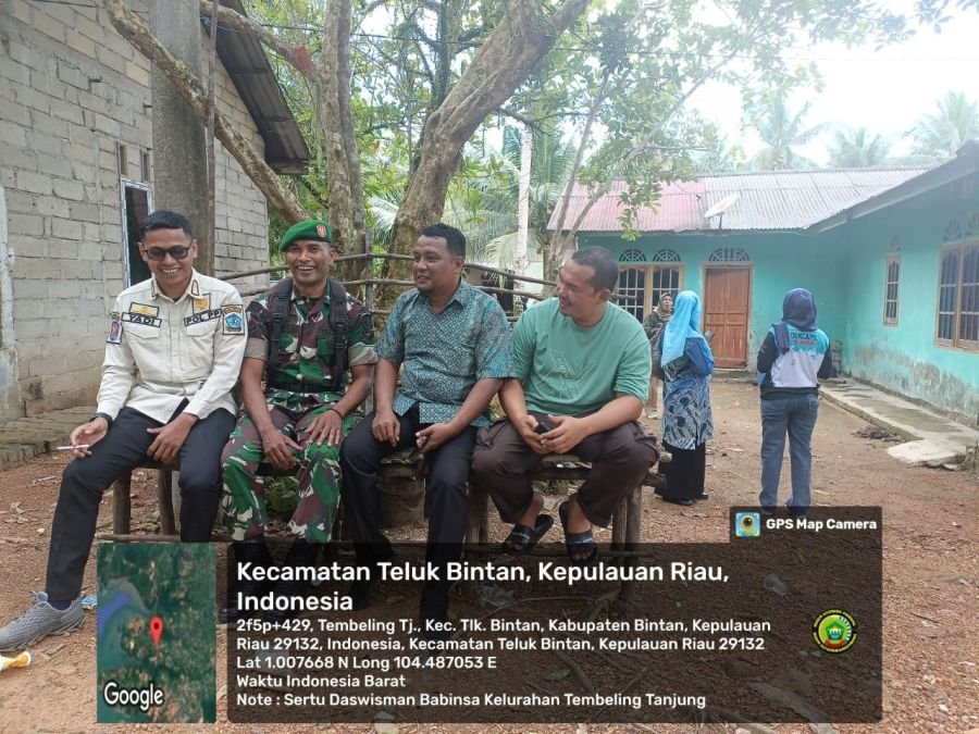 Pada hari Selasa, 30 Juni 2026, Babinsa Kelurahan Tembeling, Tanjung, Sertu Daswisman.