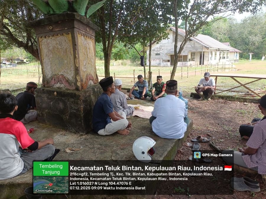 Pada hari Selasa, 7 Juli 2026, Babinsa Kelurahan Tembeling Tanjung, Sertu Daswisman.