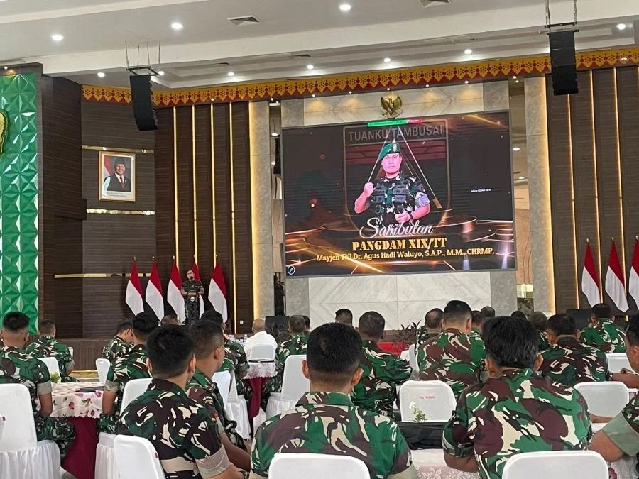 Pangdam XIX Tuanku Tambusai Gelar Diklat, Anggota Kodim 0303 Bengkalis Turut Berpartisipasi