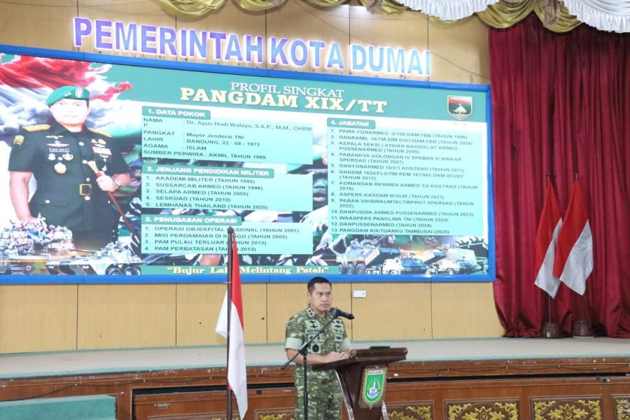 Pangdam XIX/TT Hadiri Ramah Tamah di Dumai, Tegaskan Sinergi untuk Stabilitas dan Pembangunan
