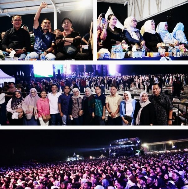 Panggung Hiburan Rakyat YLO Fest 2024 Dilanud Roesmin Nurjadin Sukses Menghibur Ribuan Penonton