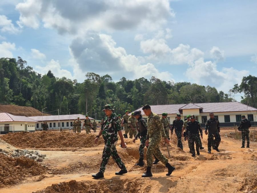 Pangkogabwilhan I Laksanakan Kunjungan ke Yonif Teritorial Pembangunan 849/Beladau Sakti