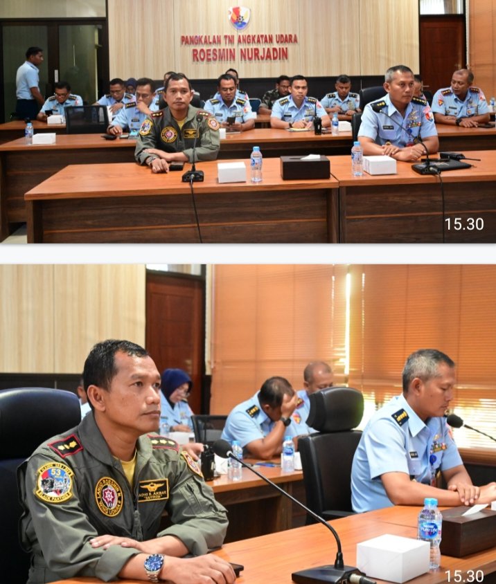 Pangkoopsud I Pimpin Rapat Staf, Tekankan Disiplin, Kewaspadaan, dan Keamanan Kepada Satuan Jajaran