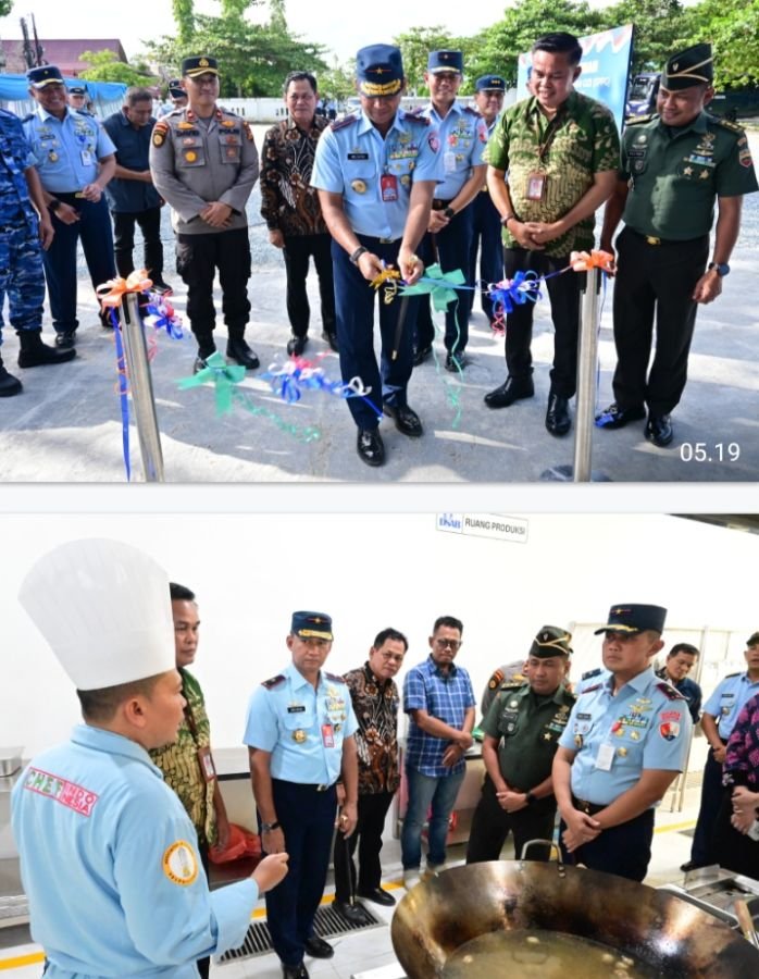 Pangkoopsud I Resmikan SPPG Lanud RSN: Dukung Program Pemerintah Makan Bergizi Gratis