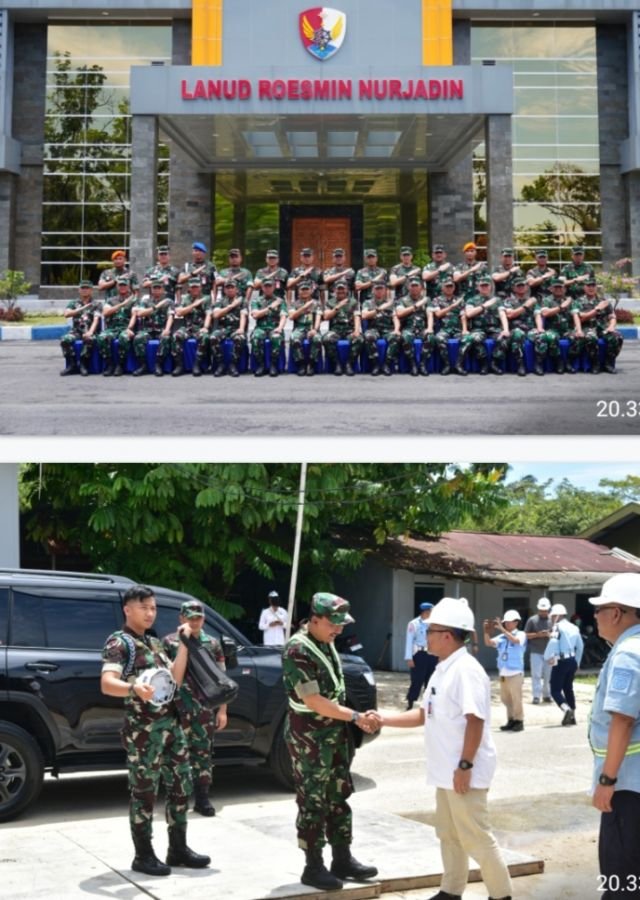 Pangkoopsudnas Tinjau Pembangunan Infrastruktur Pesawat Tempur Rafale di Lanud Roesmin Nurjadin