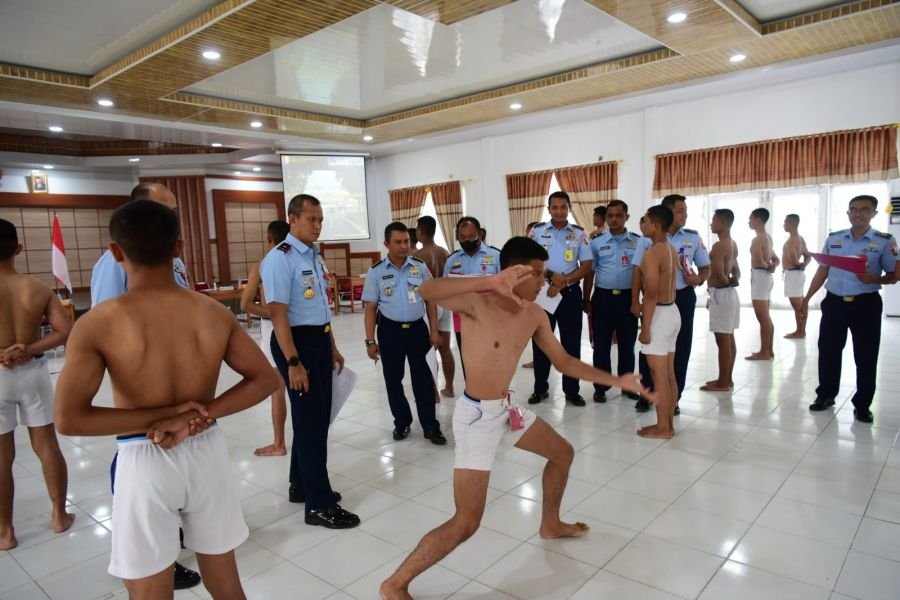Pantukhirda Casis Tamtama PK TNI AU Gel. II/A-86 Prioritas Kopasgat 2023 di Lanud Roesmin Nurjadin