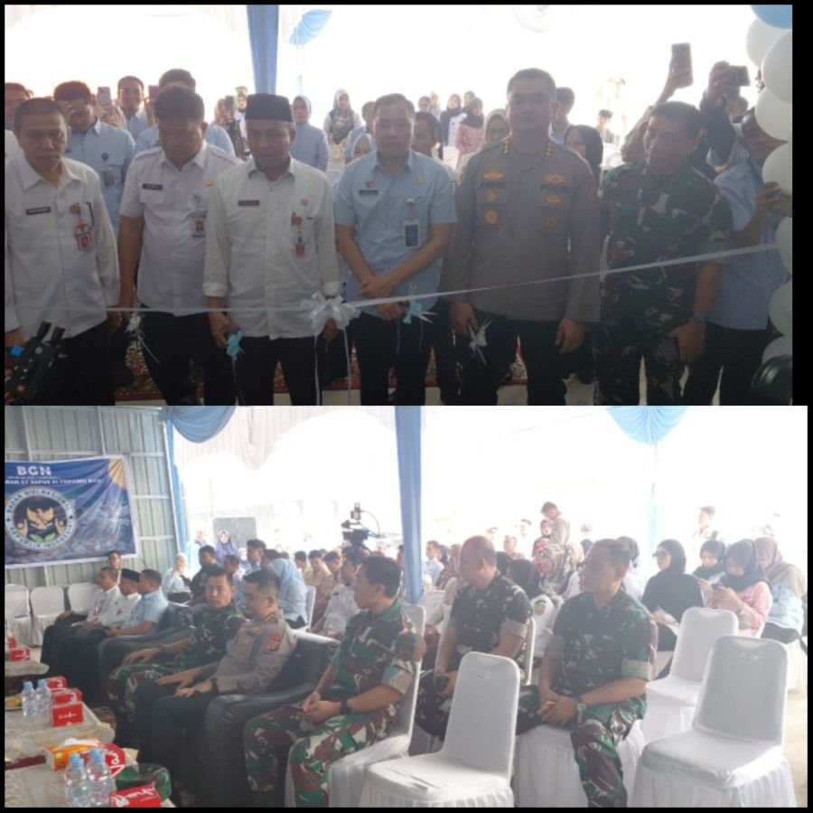 Pasipers Kodim 0301/Pekanbaru Wakili Dandim Hadiri Peresmian SPPG 3T Serentak di Wilayah Barat