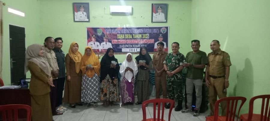 Pastikan Tepat Sasaran, Babinsa Ngaso Kawal Pembagian BLT Bulan Juli