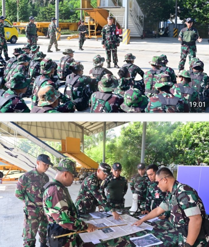 Pasukan Hanlan Lanud RSN Berhasil Lumpuhkan Kelompok Separatis Bersenjata