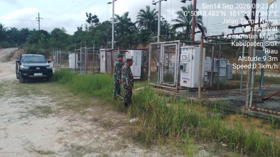 Patroli Binter PHR di Minas Perkuat Pengamanan Area Migas