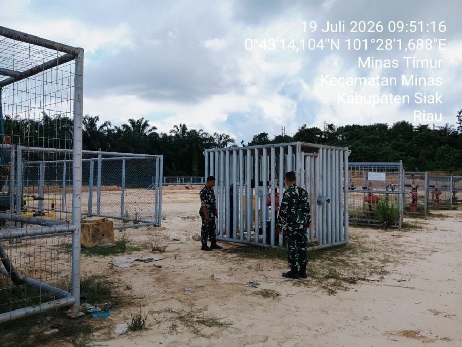 Patroli Binter SKK Migas di Minas Berjalan Aman Tanpa Gangguan