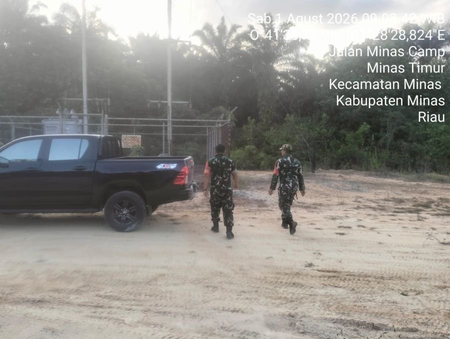 Patroli Binter SKK Migas di Minas Berjalan Aman Tanpa Gangguan