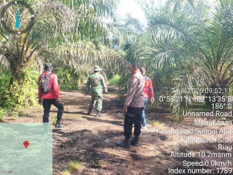 Patroli Gabungan Karhutla Sisir Mengkapan, Titik Api Nihil