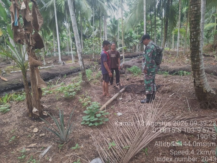 Patroli Gabungan TNI-Polri, Tapal Batas Simpang Tiga Daratan Nihil Karhutla