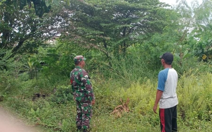 Patroli Karhutla, Babinsa Koramil 04/Lph Bersama MPA Sisir Wilayah Rumbai Timur