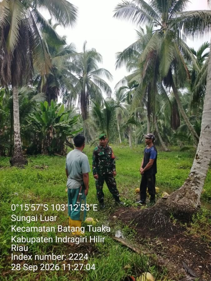 Patroli Karhutla di Sei Dusun, Babinsa Pastikan Wilayah Aman