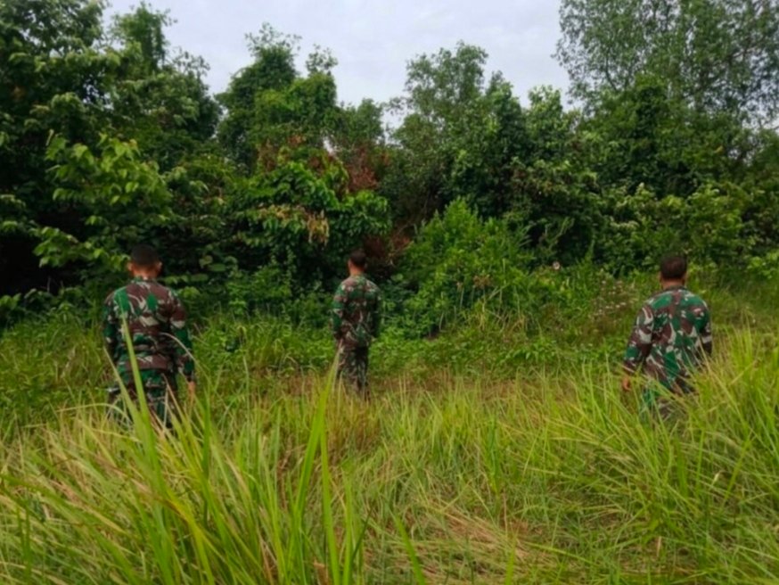 Patroli Karhutla Koramil 01/Bangko di Bagan Punak: Situasi Aman dan Bebas Titik Api