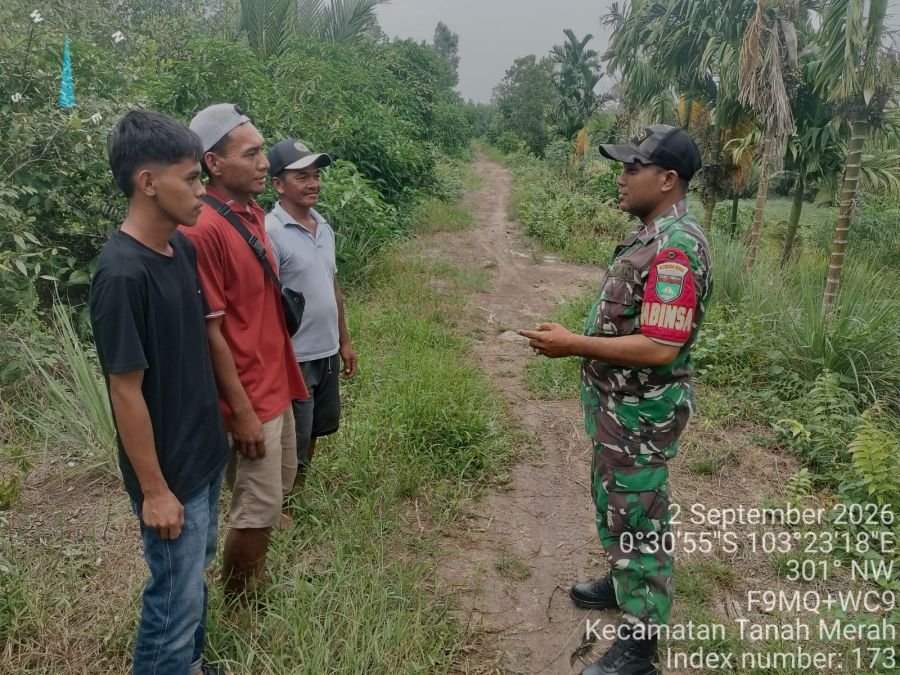 Patroli Karhutla Koramil 02/TM di Kuala Enok, Hasil Nihil
