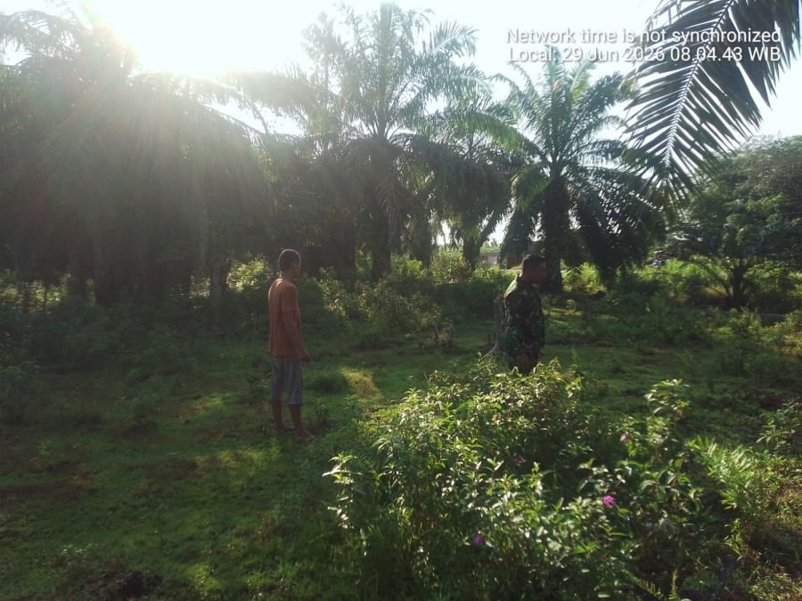 Patroli Karhutla Sungai Apit Pastikan Teluk Mesjid Bebas Titik Api