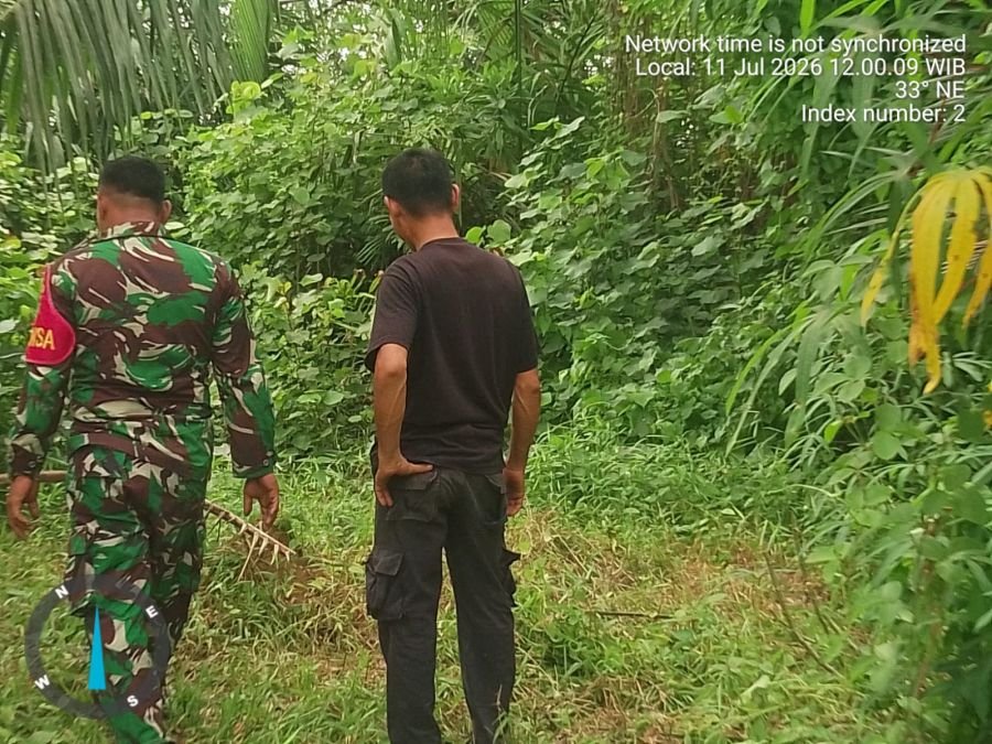 Patroli Karhutla Sungai Apit Pastikan Teluk Mesjid Bebas Titik Api