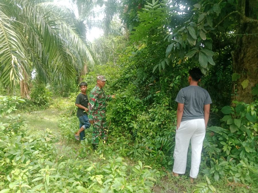 Patroli Karhutla Terkul Diperkuat, Babinsa Ajak Warga Tetap Siaga