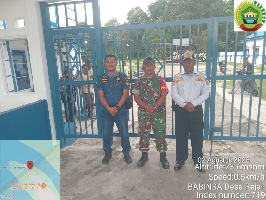 PATROLI KEAMANAN DAN KETERTIBAN DI WILAYAH SERTA AREA PELABUHAN DESA REJAI