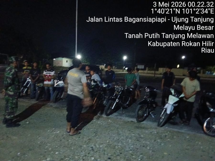 TNI-Polri Sikat Balap Liar, 11 Pemuda Diamankan