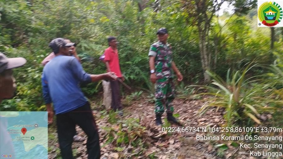 Patroli Pengawasan dan Pencegahan Kebakaran Hutan serta Lahan Bersama Pemerintah Desa