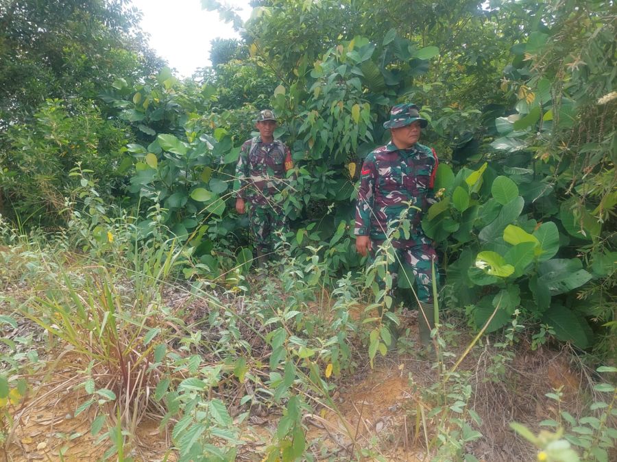 Patroli Rutin Cegah Karhutla, Wilayah Jalan Rangau-Duri Petani Tetap Aman