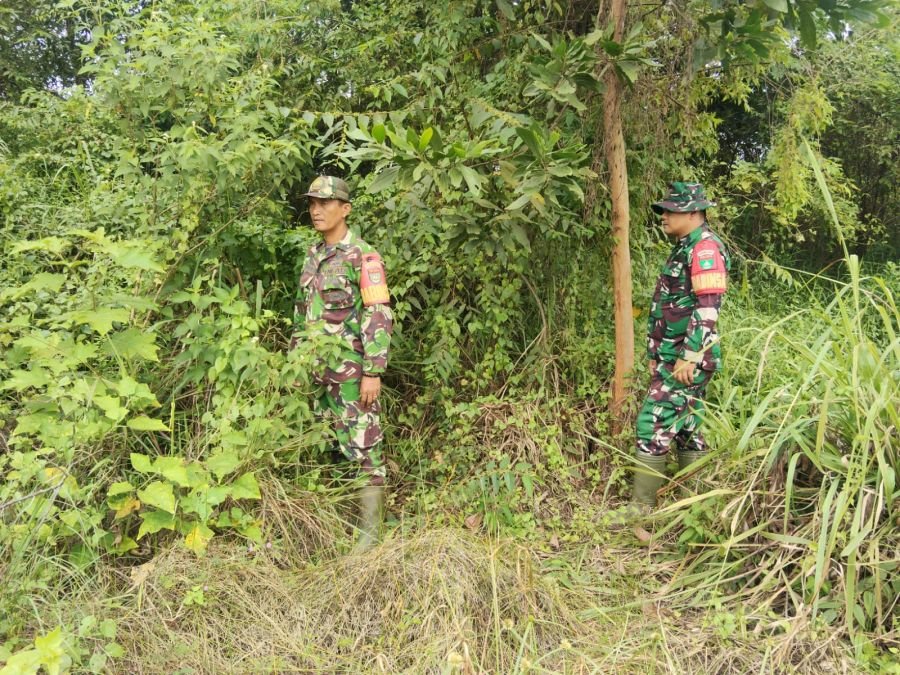 Patroli Rutin Cegah Karhutla, Wilayah Jalan Rangau-Duri Pastikan wilayah Petani Aman
