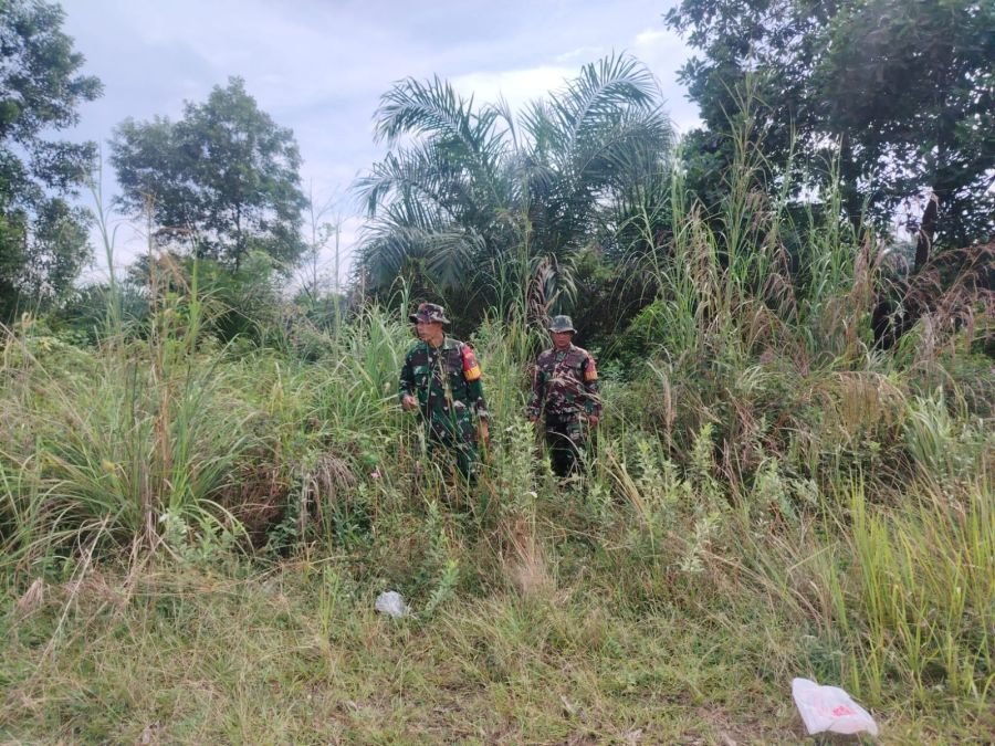 PATROLI RUTIN CEGAH KARHUTLA, WILAYAH KELURAHAN DURI BARAT TERKENDALI AMAN