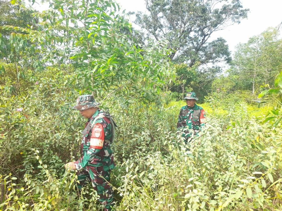 PATROLI RUTIN CEGAH KARHUTLA, WILAYAH AIR JAMBAN TERKENDALI AMAN