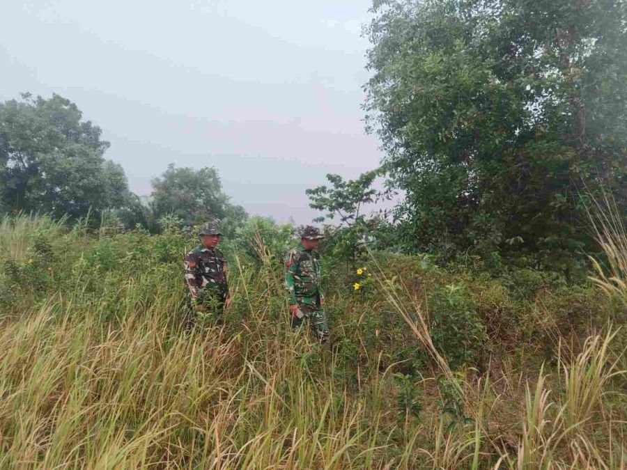 PATROLI RUTIN KARHUTLA DI DURI BARAT, PASTIKAN WILAYAH BEBAS TITIK API