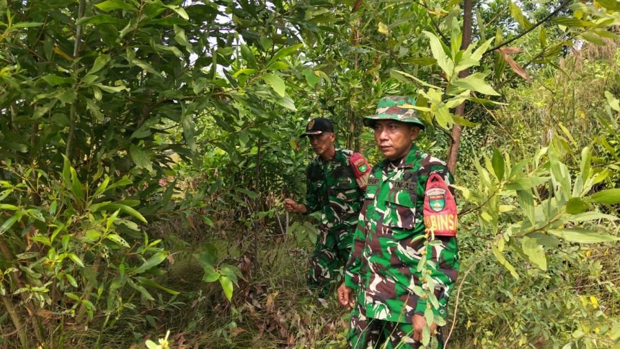 PATROLI RUTIN KARHUTLA DI JALAN TEGAR PEMATANG PUDU, JAGA KEWASPADAAN WILAYAH