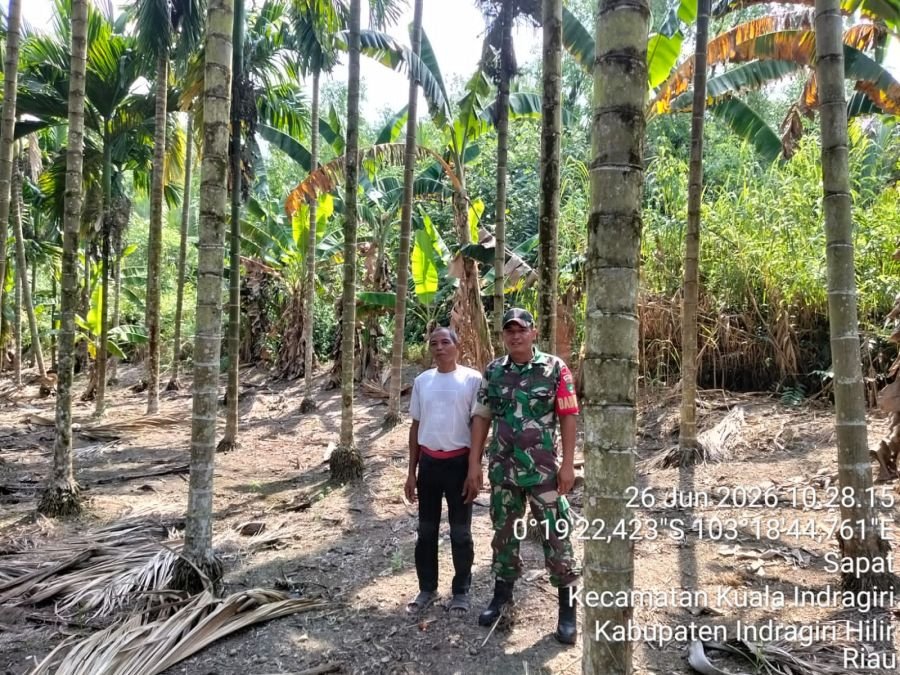 Patroli Tapal Batas di Sapat, Serda Ali B. Harahap Kuatkan Cegah Karhutla