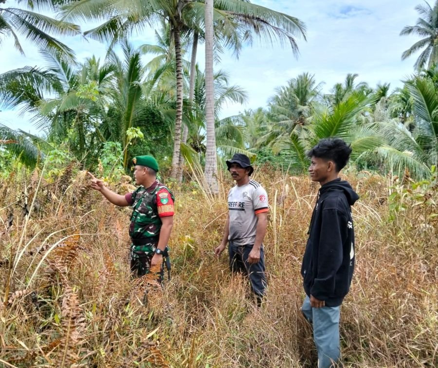 Patroli Tapal Batas Koramil 06/KTM, Situasi Aman dan Tidak Ditemukan Titik Api