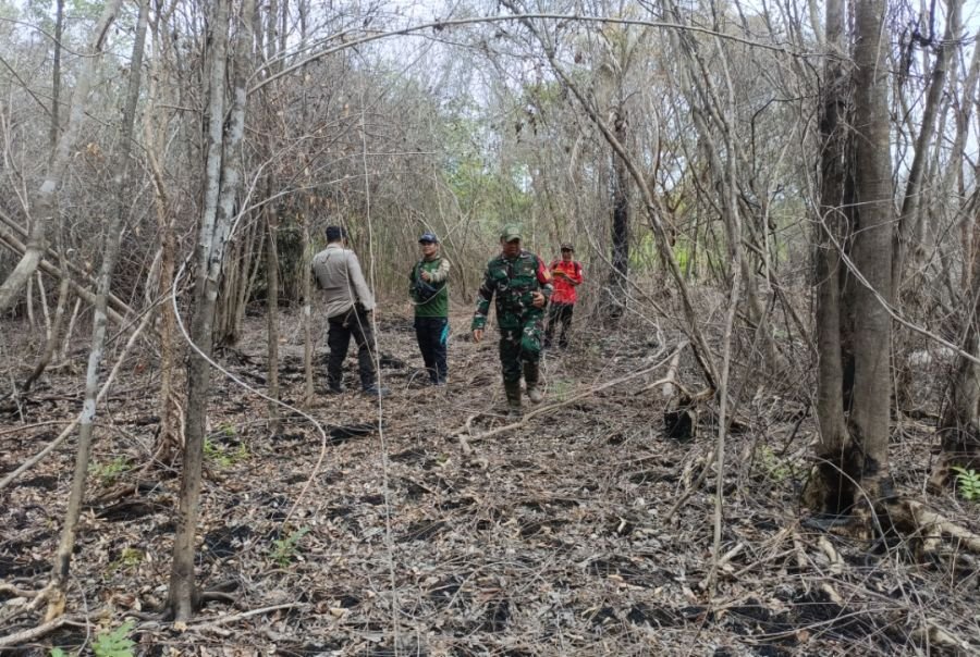 Patroli Terpadu Karhutla Tingkatkan Kesiapsiagaan di Desa Kembung Luar