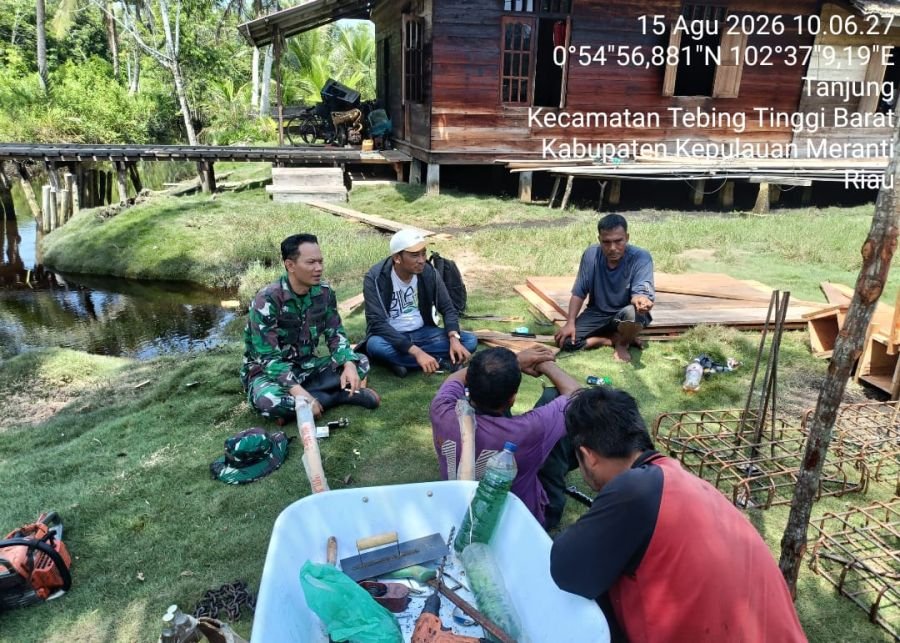 Peduli Kesehatan Warga, Sertu Muslim Sosialisasikan Hidup Sehat di Desa Tanjung