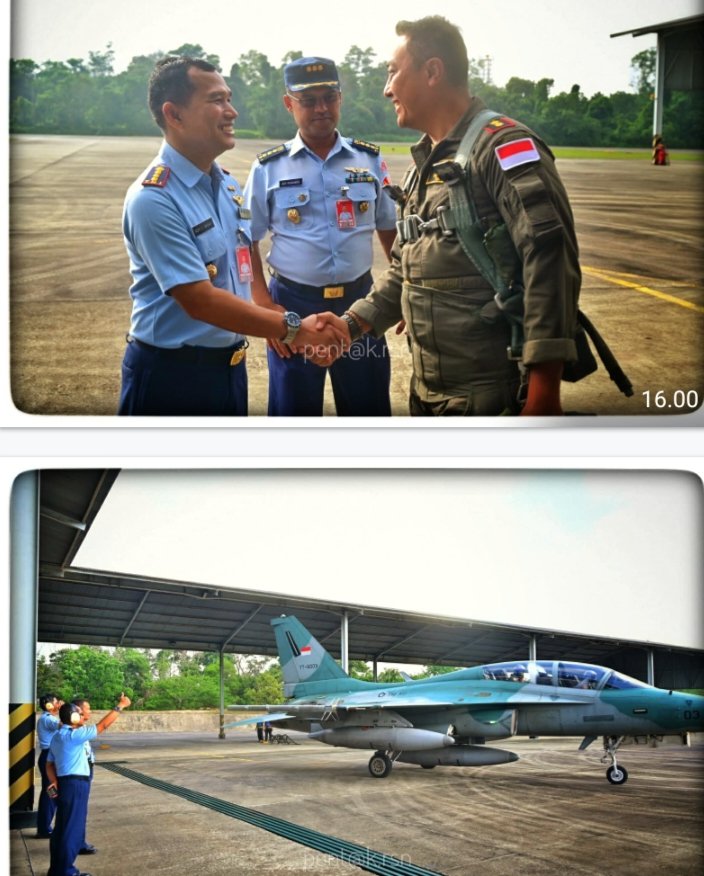 Pejabat Lanud RSN Lepas Keberangkatan Golden Flight Menuju Home Base