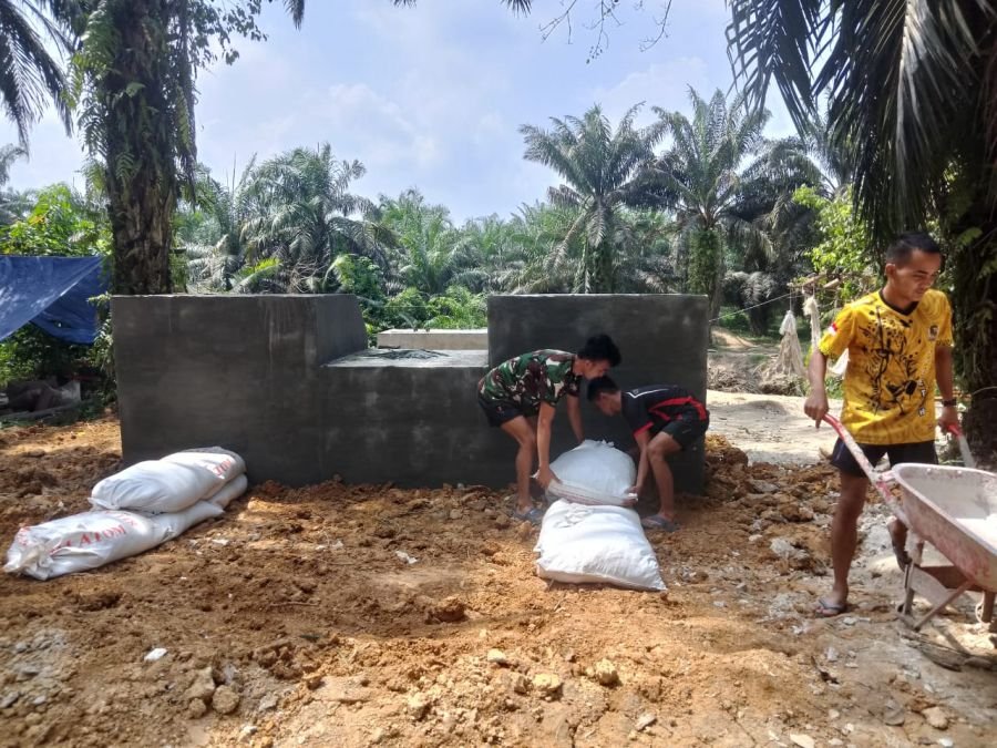 Pekerjaan Penimbunan Pondasi Angkur Terus Berjalan dalam Pembangunan Jembatan Gantung Garuda