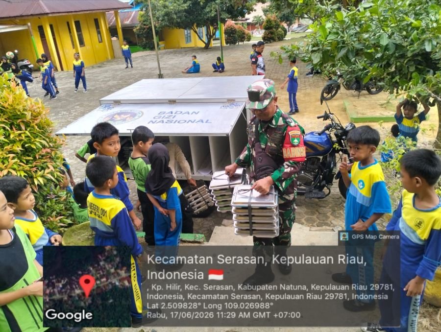 Pelaksanaan Makan Bergizi Gratis (MBG) di Wilayah Kecamatan Serasan dan Serasan Timur, Kabupaten Nat