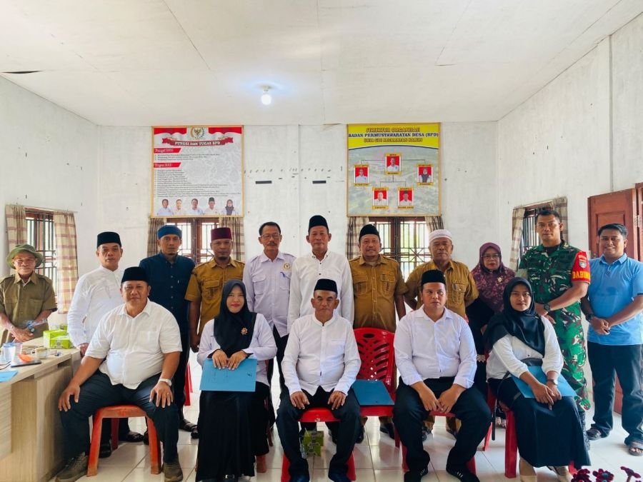 Pelantikan Panwas Pilkades Giti 2026, Babinsa Koramil 08/TDN Tegaskan Komitmen Pengawalan