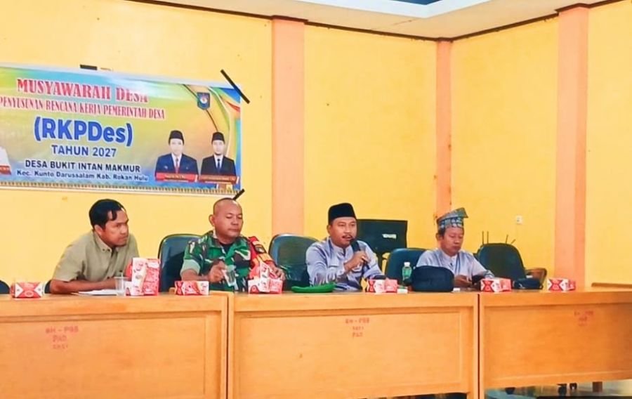 Pelda BK. Tumanggor Hadiri Musyawarah RKPDes