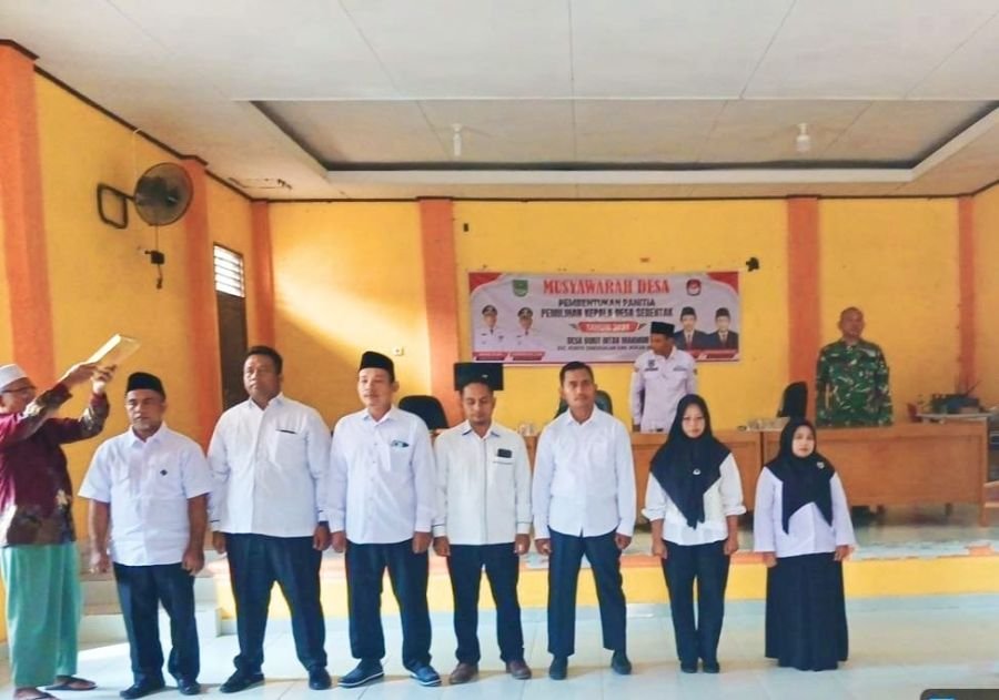 Pelda BK Tumanggor Hadiri Pelantikan Panitia Pemilihan Kepala Desa