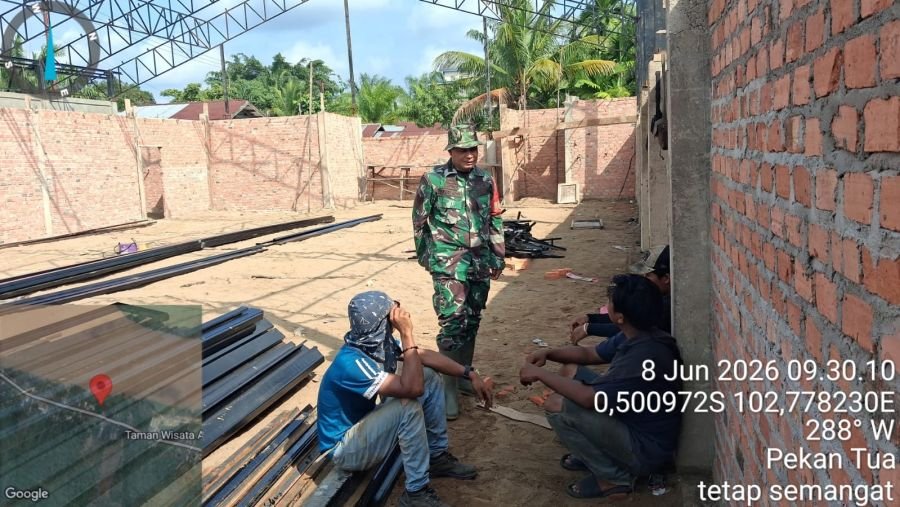 Pelda Damrianto Cek Langsung Progres KDKMP Pekan Tua