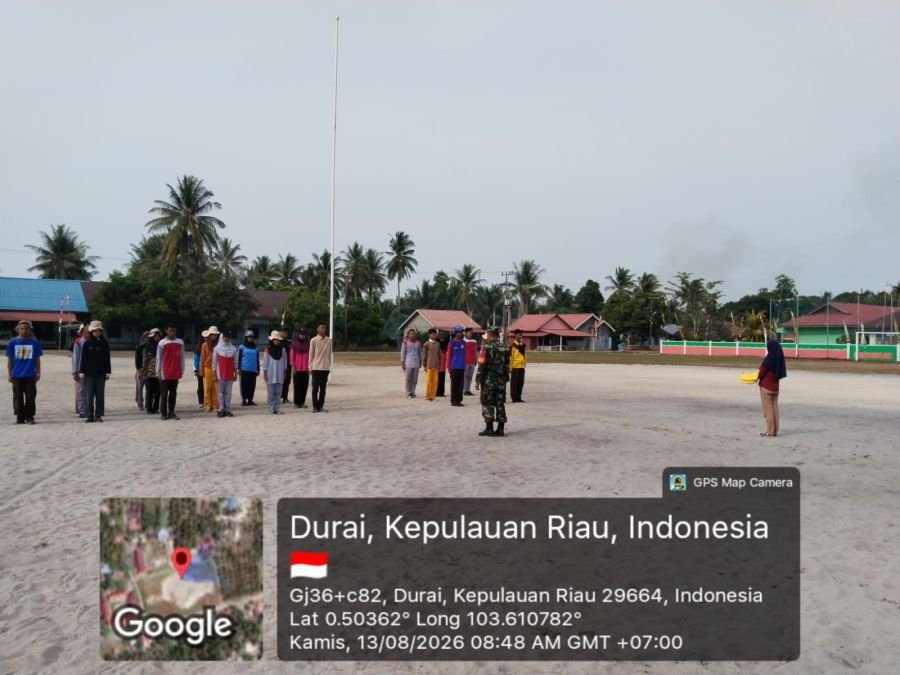 Pelda Erdianto Gembleng Paskibra Durai Jelang HUT RI ke-81