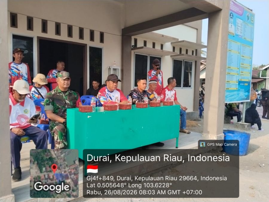 Pelda Erdianto Kawal Gerak Jalan Warga Telaga Tujuh