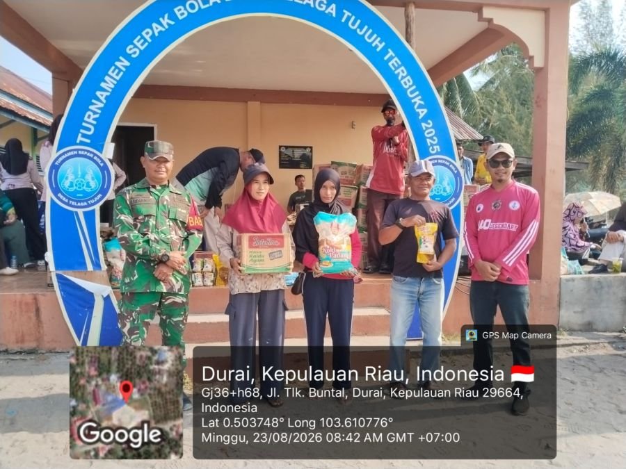 Pelda Erdianto Kawal Pesta Rakyat HUT RI, Warga Telaga Tujuh Makin Kompak